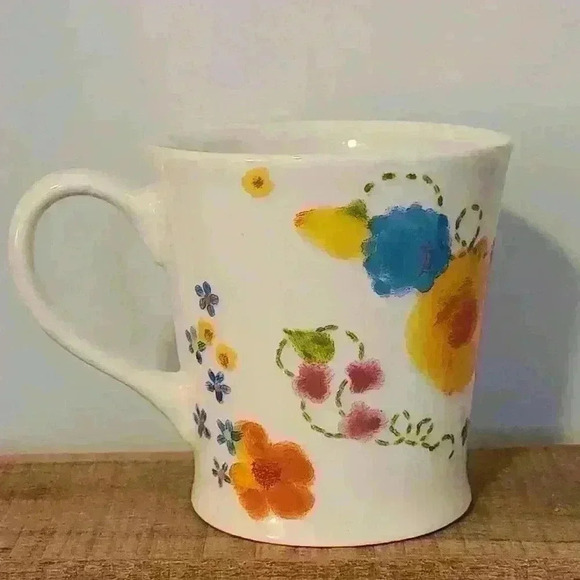 Starbucks 2006 Spring Floral Flowers Mug coffee tea - Picture 1 of 5